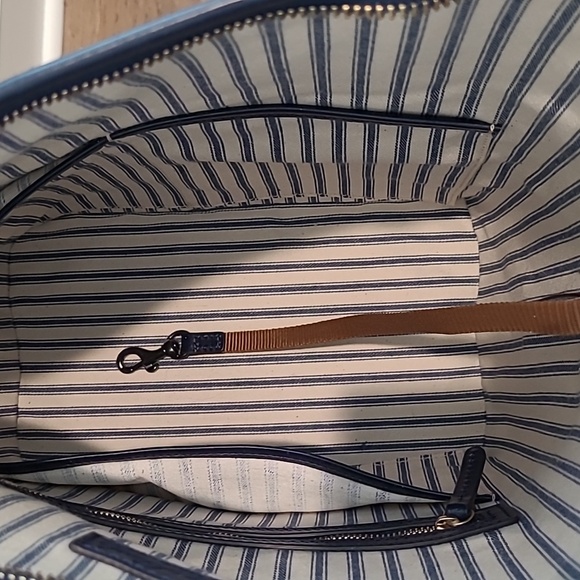 Dooney & Bourke Camden Woven Hobo. EUC. Brilliant Blue - Picture 9 of 12